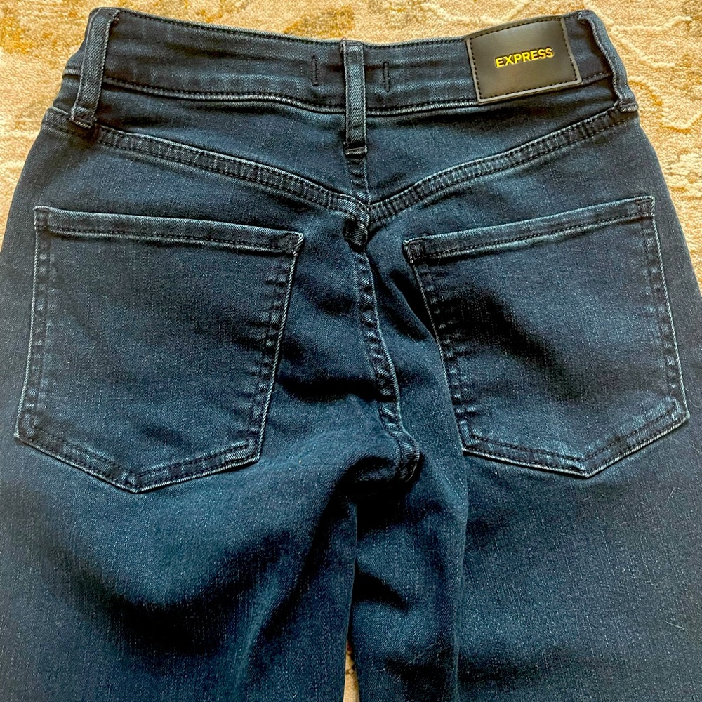 Express Boot Cut Denim Blue Jeans